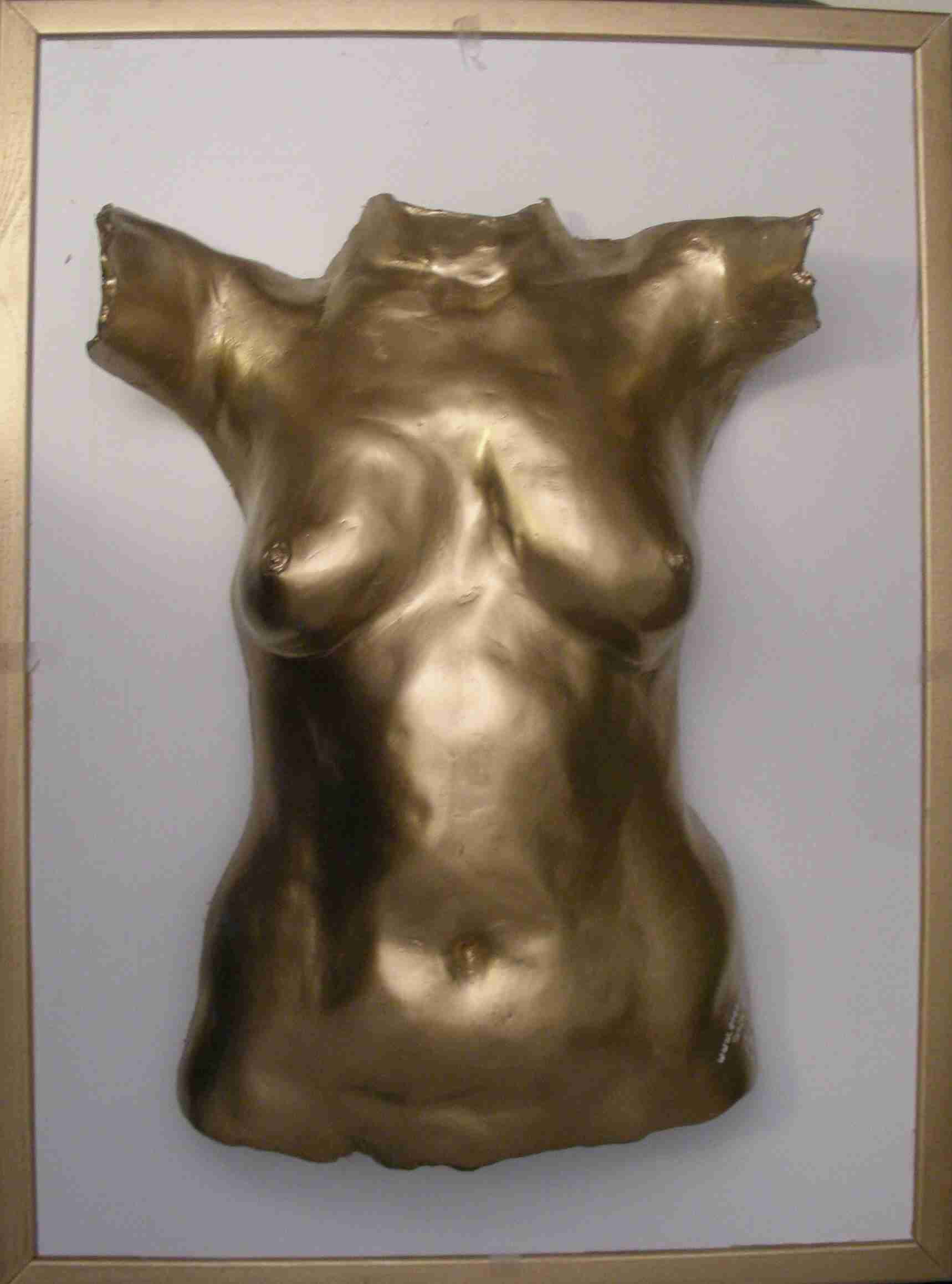 Jessica Bronze mit Bronze-Rahmen