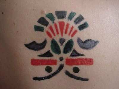 Temporary-Tattoo vom Bodypainter Michael Krudewig