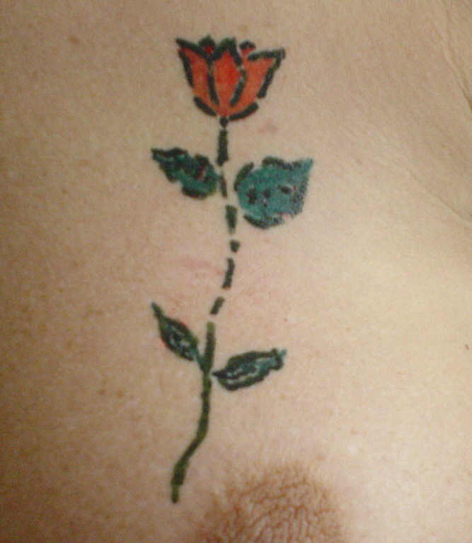 Temporary-Tattoo vom Bodypainter Michael Krudewig