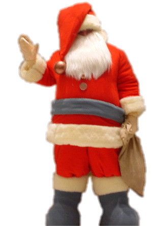 So sieht der Weihnachtsmann f�r den Kaufhof aus