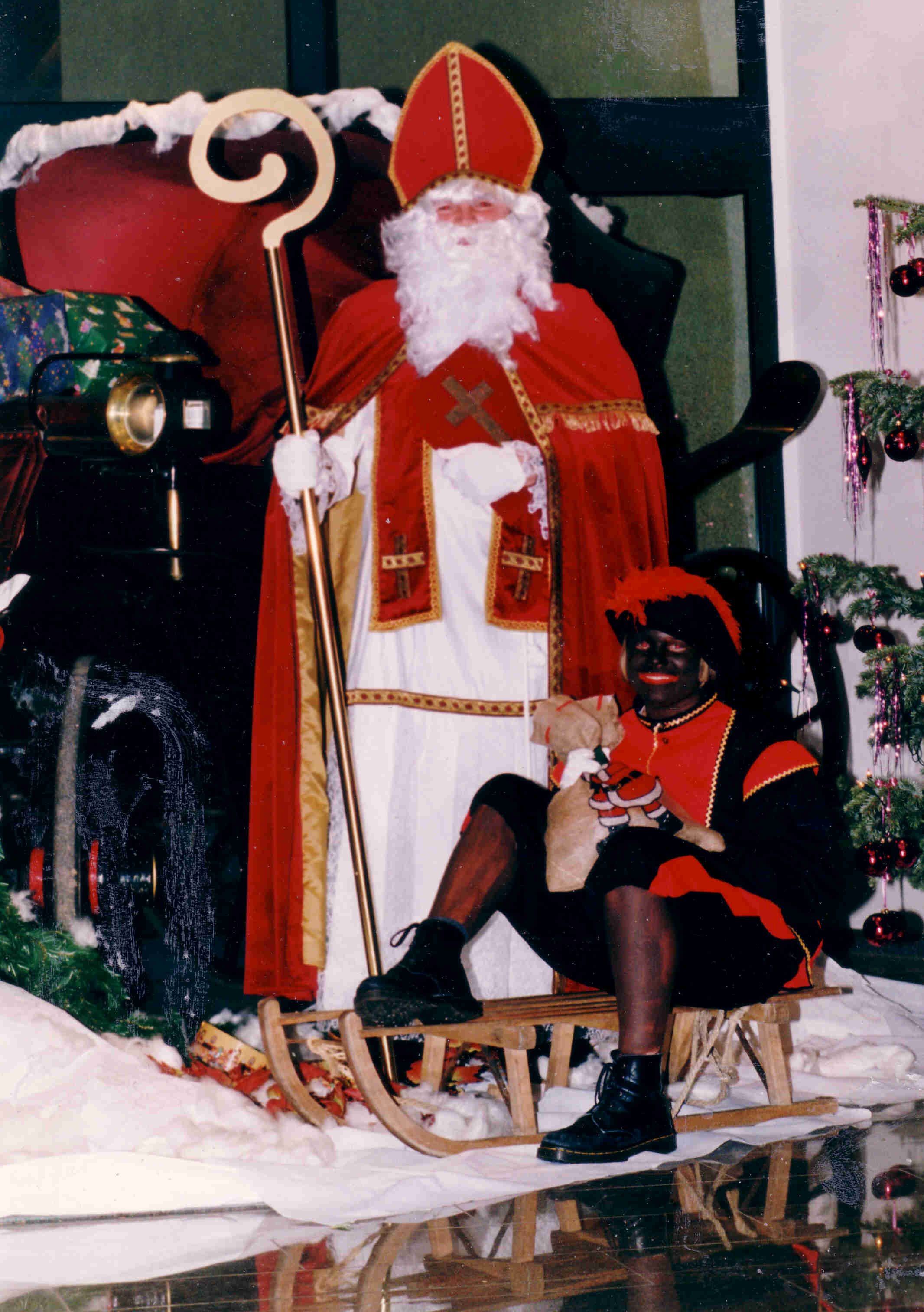 Nikolaus mit "Swarte Piet"