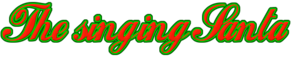 The singing Santa